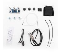 Alomejor Pickup per Chitarra, Piezoelettrico Attivo Wireless con Volume Regolabile Ed Equalizzatore a 3 Bande, Suono Ad Alta fedeltà per Chitarre Folk da 36 a 42 Pollici