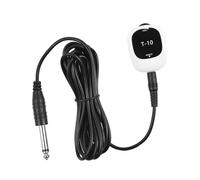 Alomejor Pickup Piezoelettrico Universale, Autoadesivo, Senza Foratura, 6,35 Mm per Chitarra, Ukulele e Violino, Suono Chiaro e Facile Controllo del Volume (T-10-02)