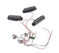 Alomejor Pickup Single Coil per Chitarra Elettrica Personalizzabile Filo di Rame Nero per Pannello ST Ideale per Spettacoli Pubblici