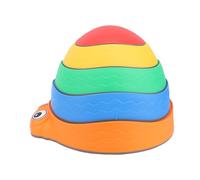 Alomejor Pietre di Lancio per Bambini, Pietre di Bilanciamento del Fiume Non Colorate Non Slittate Set da 5 Pezzi Attrezzature da Gioco Esterno per Bambini per il Giardino del Cortile