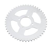 Alomejor Pignone in Acciaio 420 da 52 Mm 48 Denti, Kit Pignone a Rulli per Catena Posteriore con Catena 420, per Bicicletta Elettrica, Kart, Moto, ATV