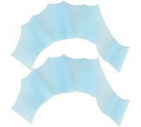 Alomejor Pinne per Nuoto a Mano 1 Paio Acquatici Palm Swim Flippers con Dita Palmate Paddle per Nuoto(S)