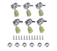 Alomejor Pinns di Messa a Punto E -gitar Silver Machine Set per Chitarra Folk, 3R 3R Suncellar Scherzo per Accordatura Veloce Ed Eccellente, Appassionati di Partner Poctoend ideali.