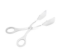 Alomejor Pinza per Pane Durevole con Clamp/Holder per Bistecca in Acciaio Inossidabile Strumenti di Servizio Facili da Pulire per Caffetteria, Bar 7,3x3 Pollici (#1)