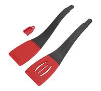 Alomejor Pinze da Pinze Antiscivolo Resistenti Al Calore per Padelle per Barbecue, Clamp/Holder per Alimenti in Silicone 3 in 1 per Ristorante di Casa (#1)