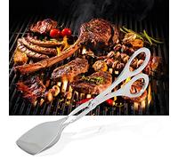 Alomejor Pinze per Alimenti a Buffet in Acciaio Inossidabile Morsetto da Resistente Al Calore per Barbecue, Feste, Casa 7,3x3 Pollici (#1)