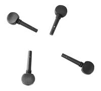 Alomejor Pioli per Violino in Legno Pregiato da 4 Pezzi per una Facile Installazione per violinisti. Materiale Nero (M00591)