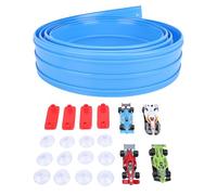 Alomejor Pista per Auto, Set di Auto da Corsa per Apprendimento STEM in Plastica Alimentato a Inerzia di gravità con Rampe Personalizzabili per Bambini Giochi per Famiglie Al