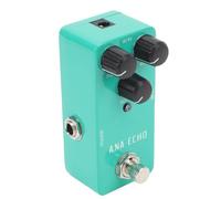 Alomejor Pistallo di Ritardo Analogico, Pedale degli Effetti della Chitarra Eco a Nastro Caldo con Vero Bypass - Pedale in Lega di Alluminio Alimentato DC9V per Chitarra Elettrica