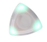 Alomejor Plettro per Chitarra con Luce LED, ABS e Metallo Durevole (GREEN) | Dimensioni compatte, Batteria incorporata, Superficie lucida, Adatto a principianti e professionisti