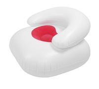 Alomejor Poltrona Gonfiabile a Forma di Cuore, Design Morbido e Confortevole dello Schienale per Soggiorno, Camera da Letto (rosso)