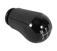 Alomejor Pomello del della Leva del MT a 5 velocità, Materiale ABS, Installazione Semplice, Ricambio per Vari Modelli (BLACK)