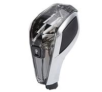 Alomejor Pomello del per Auto, Pomello del Automatico in Vetro Cristallo con Coperchio dell'interruttore di Avviamento di Ricambio per Serie 3 4 Serie G22 con Guida a Sinistra, Rivestimento Interno