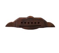 Alomejor Ponte per Chitarra in Legno, Sostituzione del Ponte per Chitarra in Palissandro a Forma di Rondine con Struttura Stabile, per la Riparazione di Parti di e il
