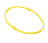 Alomejor Porta Collana Controller Silicone Integrato Accessori per Immersioni Comodi Giallo (80 cm)