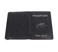 Alomejor Porta di Passaggio Mult -Cards -Lots Black PU