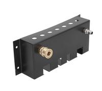 Alomejor Porta Pistola per Idropulitrice in Acciaio Inossidabile, Organizer per Attrezzi da Parete, per Punte di Ugelli per Cannoni in Schiuma, 5 Punte per Ugelli, 4 Aste di Prolunga per la Pulizia