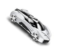 Alomejor Porta Telefono Modello Auto Porta Telefono Console Centrale in ABS con Rotazione di 360 Gradi Base Antiscivolo Sportiva Scrivania e Supporto per Auto per Conducenti di Ufficio e Casa (SILVER)