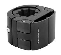 Alomejor Porta Telefono per Bicicletta, Staffa Mobile Durevole per Ciclisti e Motociclisti, Navigazione in Lega di Alluminio per Telefono Cellulare con Larghezza 65-90 Mm (BLACK)