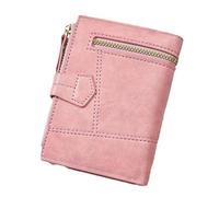 Alomejor Portafoglio da Donna Piccolo in Pelle PU con Scomparti Multipli per Carte Portamonete con Cerniera per Uso Quotidiano, Portafoglio da Donna Alla Moda per Ragazze e Donne, per il Compleanno