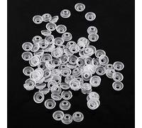 Alomejor Precisi 100 Pezzi 8MM 10MM 5 Colori Occhi di Sicurezza per Bambole in Plastica con Design a Filettatura Fissa per Creazione di Giocattoli Artigianali Fai-da-te per Bambole Orsacchiotti