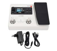 Alomejor Processore Multi -effetti, 8 Moduli 100 Ritmi di Batteria Pedale di Chitarra con e 24 Bit A, D per Bassisti di Chitarra (Spina europea)