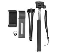 Alomejor Professiona Treppiede Selfie Stick ABS Materiale Resistente Supporto per Cellulare Tasca per Fotocamera