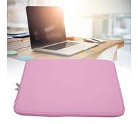 Alomejor Protettiva per Laptop per Notebook da 15,6 Pollici, Elegante Borsa con Cerniera per Alimentatore, Borsa a Mano Unisex per Laptop per Viaggi di Lavoro, Materiale in Schiuma Mutispandex Blu