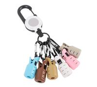 Alomejor Protezione per Esche per Calamari, Copertura per da Pesca in Materiale ABS con Moschettone per Attrezzatura da Pesca Sul Fiume Lago Marino (WHITE)