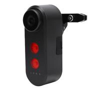 Alomejor Pulire la Telecamera da Bicicletta 4K con Luce Posteriore per la Bicicletta Esterna di 140 Gradi -angolare Ipx6 Serale per la Sera (16G)