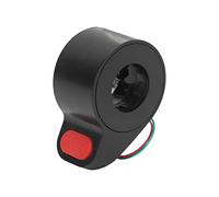 Alomejor Pulsante Elettrico Ad Alta sensibilità - Acceleratore del Pollice Durevole per un Semplice Funzionamento, Accessori Ideali per i Giudici di Elettromut Runner (rosso)
