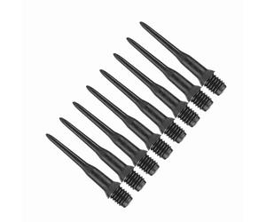 Alomejor Punta Morbida Darts Punti da 100 Pcs Tesps Sostituzione Set con Dimensioni della Filettatura da 4,5 Mm per Accessori Elettronici per la Scheda Dart (BLACK)