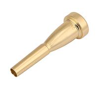 Alomejor Punto Orale della Tromba 3C per Musicisti, Costruzione di Rame Resistente, Design Comodo, per Trombe, Consistenza Fine e Superficie Liscia (GOLD)