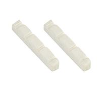 Alomejor Qualità in Plastica di Plastica a 4 Corde da Dado per Chitarra Leggera Peso Facile da Installare per gli Appassionati di Chitarra 2 Pezzi (Ze-1005 44 * 5,8 * 8mm)