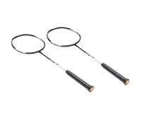 Alomejor Racchette da Badminton 2 Pezzi, Composito in Fibra di Carbonio, Set di Racchette da Badminton Leggere con Volani per Adulti, Perfette per Giochi all'aperto e in Giardino