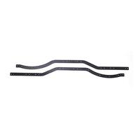 Alomejor Ramis in Fibra di Carbonio Ramis per SCX10 II Assiale, Luce e Design, Regolazione Perfetta per Il Modello di Auto RC Escalada, Include Viti, Facile Installazione