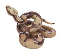 Alomejor Realistico Giocattolo Serpente Finto, di Serpente in Gomma Morbida per Uccelli e Scoiattoli Spaventosi da Giardino, Oggetti di Scena per Scherzi Giocattoli Antistress
