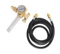 Alomejor Regolatore di Pressione per Argon Ad Alta Precisione per Taglio Saldatura, Adatto per Uso Industriale, Connessione CGA580, Dotato di Tubo Flessibile