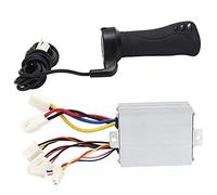 Alomejor Regolatore Motore Elettrico, Potente 24V 500W Regolatore Spazzolato con Manopola Acceleratore for Città Montagna Viaggio Rimontaggio Elettrico