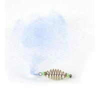 Alomejor Rete da Pesca a Molla in Rame con Perline Luminose per Pesca Notturna, 7#