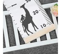 Alomejor Righello per Misurare L'altezza in Legno, Design Resistente da | Realizzato in legno di qualità, modelli di cartoni animati unici, montaggio a parete senza danni, adatto a bambini e adulti