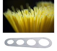 Alomejor Righello per Spaghetti per Porzioni Perfette di Pasta | Acciaio inossidabile, misurazione comoda, 4 porzioni, ideale per la casa, design durevole