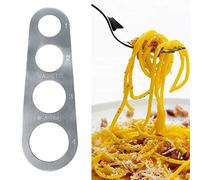 Alomejor Righello per Spaghetti per Porzioni Perfette di Pasta | Acciaio inossidabile, misurazione comoda, 4 porzioni, ideale per la casa, design durevole