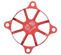 Alomejor Rivestimento della Ventola di Raffreddamento in Lega di Guerra in Lega per, Aspetto Squisito per il Tutore di Ventola di Crofing del Motore RC ESC. (rosso)