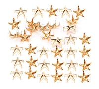 Alomejor Rivetti a Stella Rivetti a Stella a 5 Punte Alla Moda Borse Fai da Te Cappelli Decorazione Accessori per Abbigliamento Scarpe 200 Pezzi 10 Mm (Lega di zinco 2)