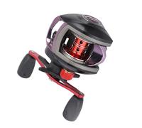 Alomejor Rivolta di Pesca in Baitcasting 8.1: 1 Rapporto Ingranaggio a 12 Livelli Magnetico di Freno a Freno in Ceramica per Materiale in Lega di Alluminio di Pesce più Grande