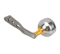 Alomejor Rocale di Pesca in Lega di Vendetta in Lega di Alluminio Che Alleva la Leva 360 ° Applicazione per la Riflessione, curiosità Esterna per 8x5 Mm per la Mano (B Colore della Pistola)
