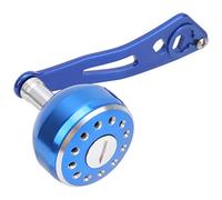 Alomejor Rocale di Pesca in Lega di Vendetta in Lega di Alluminio Che Alleva la Leva 360 ° Applicazione per la Riflessione, curiosità Esterna per 8x5 Mm per la Mano (Blu in Stile B.)