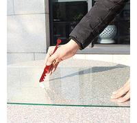 Alomejor Rotella Tagliavetro Utensile da Taglio Portatile Ad Alta Durezza per un Taglio Liscio Adatto per la Lavorazione del Vetro Rosso 5,1 Pollici