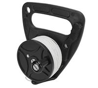 Alomejor Rotolamento del Relitto per Immersioni Robusto Rullo di Immersione con Filo Bianco da 46 M per Snorkeling e Sport Acquatici da PC per Grotta -Sile (Puleggia Nera)